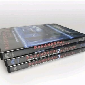 Paranormal Activity DVD Bundle 1-2-3 Horror Movies Pre-owned